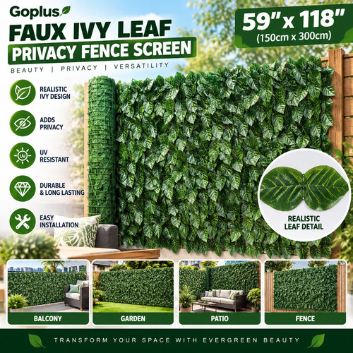 Goplus x118 faux ivy - 59''x118'',